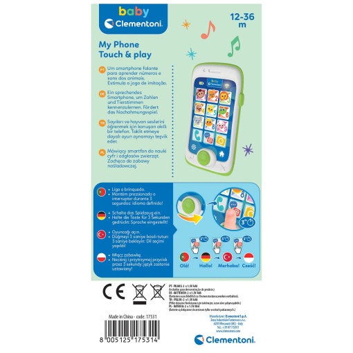 Smartphone falante CLEMENTONI Baby 17531