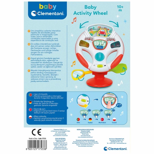 Volante de Actividades Falante CLEMENTONI Baby