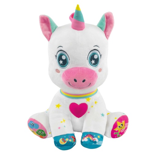 Peluche unicórnio fofinho falante CLEMENTONI Baby