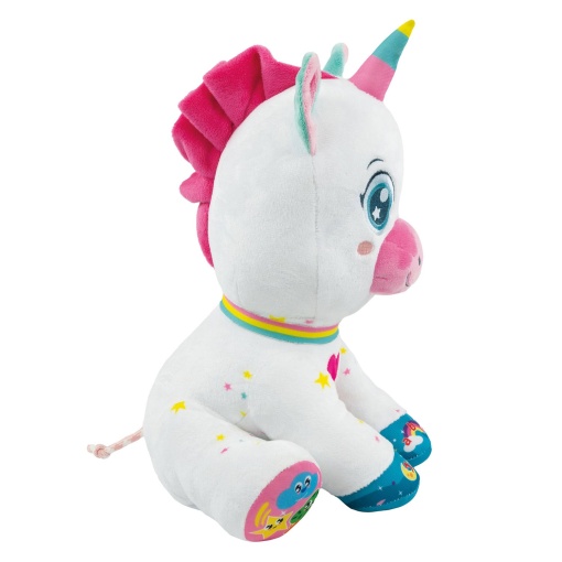 Peluche unicórnio fofinho falante CLEMENTONI Baby