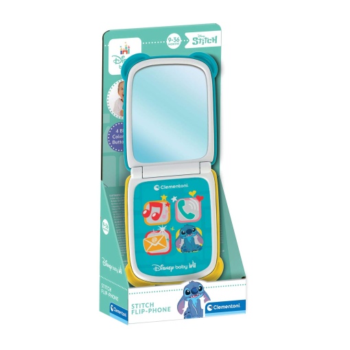 Stitch Flip Phone CLEMENTONI DISNEY Baby