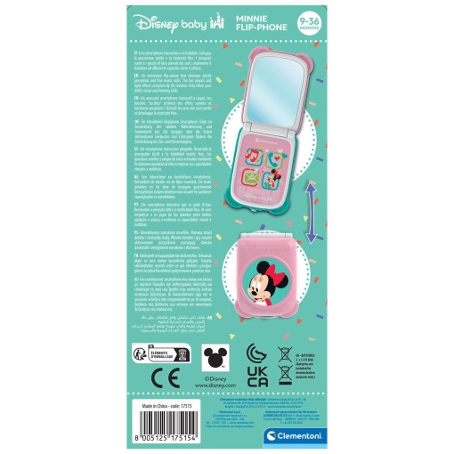 Minnie flip phone CLEMENTONI Disney Baby