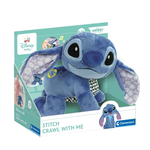 Peluche Stitch Gatinha Comigo CLEMENTONI DISNEY Baby