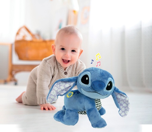 Peluche Stitch Gatinha Comigo CLEMENTONI DISNEY Baby