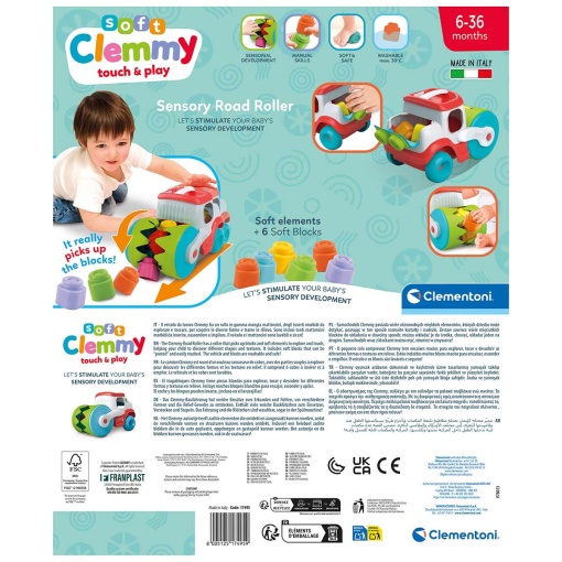 Rolo Compressor Sensorial CLEMENTONI Soft Clemmy