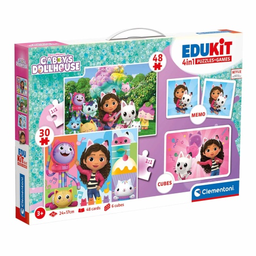 4 em 1 Gabby's Dollhouse CLEMENTONI Edukit