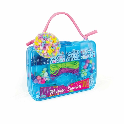 Crazy Chic Pulseiras com Mensagens Azul CLEMENTONI