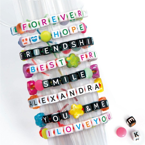 Crazy Chic Pulseiras com Mensagens Azul CLEMENTONI