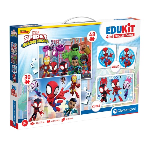 4 em 1 Spidey And His Amazing Friends CLEMENTONI Edukit