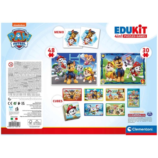 4 em 1 Patrulha Pata CLEMENTONI Edukit