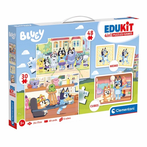4 em 1 Bluey CLEMENTONI Edukit