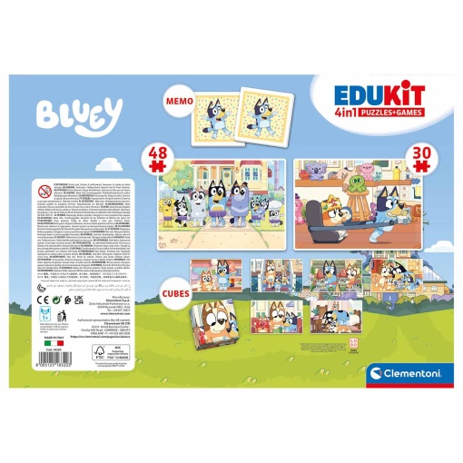 4 em 1 Bluey CLEMENTONI Edukit