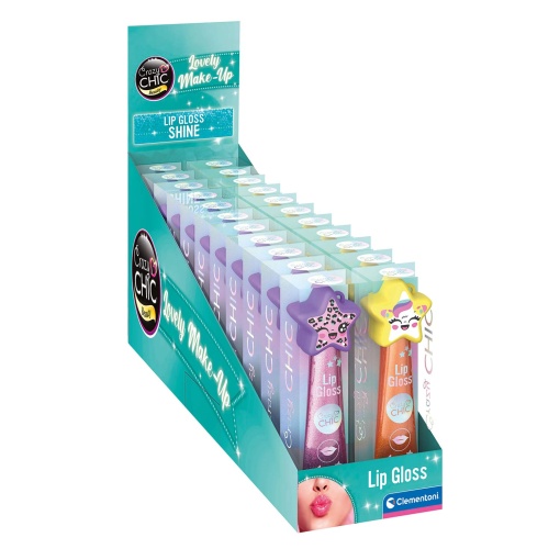 Crazy Chic Lip Gloss Shine STAR Sortido CLEMENTONI