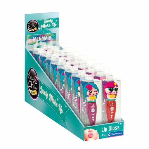 Crazy Chic Lip Gloss Mermaid Sortido CLEMENTONI