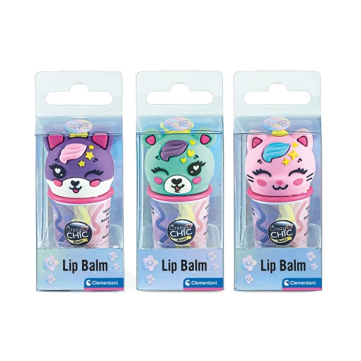 Crazy Chic Lip Balm Trendy PETS Sortido CLEMENTONI