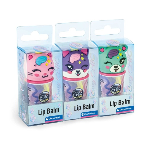 Crazy Chic Lip Balm Trendy PETS Sortido CLEMENTONI