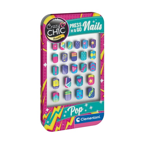 Crazy Chic Press & GO Nails Pop CLEMENTONI