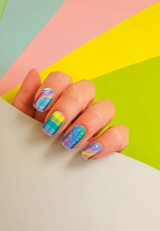 Crazy Chic Press & GO Nails RAINBOW CLEMENTONI