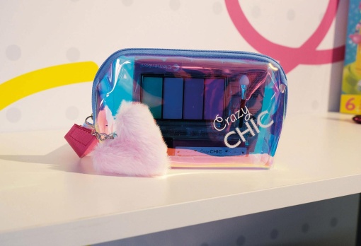 Crazy Chic Bolsa Holográfica Coração CLEMENTONI