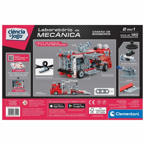Laboratório de Mecânica - Camião de Bombeiros Ciência & Jogo Technologic