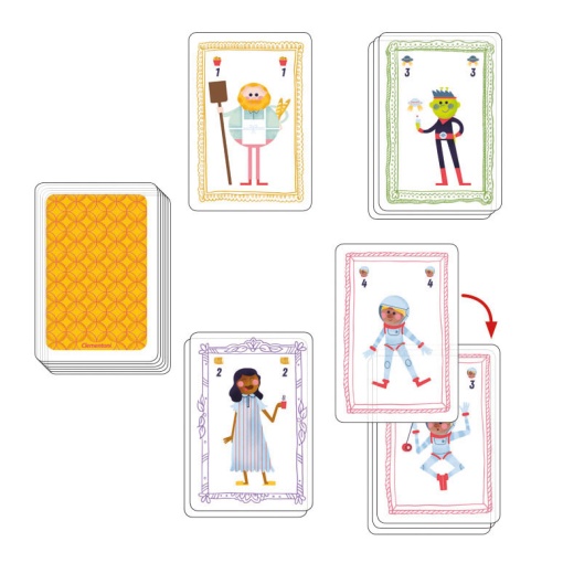 Jogo de Cartas 10 Famílias CLEMENTONI