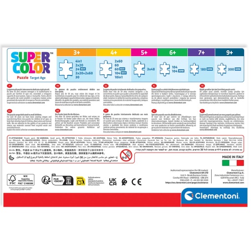 Puzzle CLEMENTONI 2x60 peças Sonic