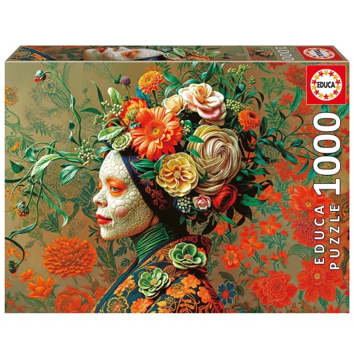 Puzzle EDUCA 1000 peças Rainha Lagarto