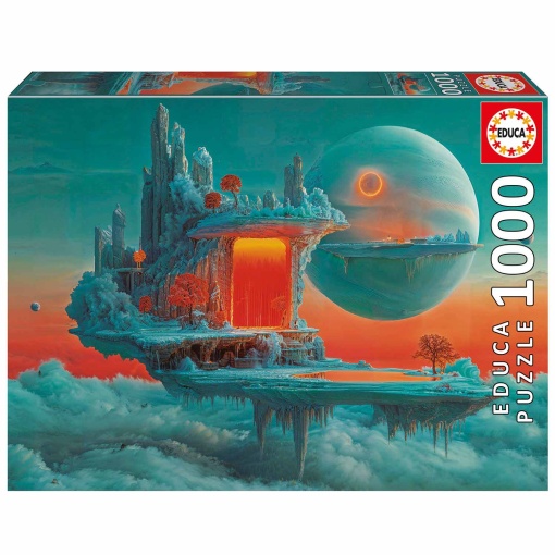 Puzzle EDUCA 1000 peças Planeta de Fogo e Gelo
