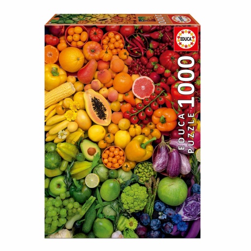 Puzzle EDUCA 1000 peças Vitaminas Coloridas