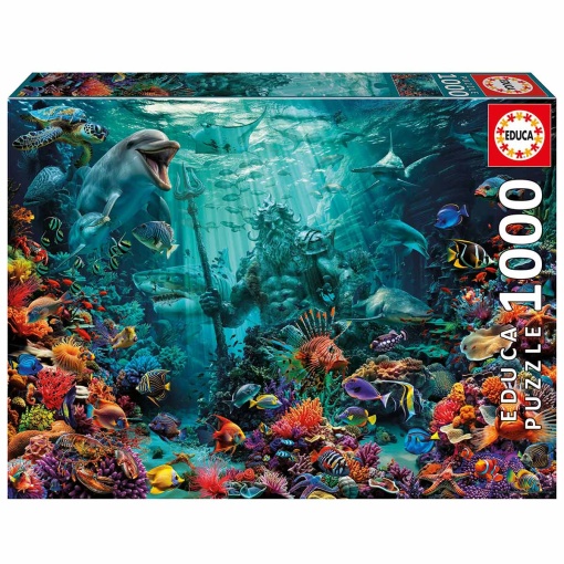 Puzzle EDUCA 1000 peças Recife de Coral Poseidon
