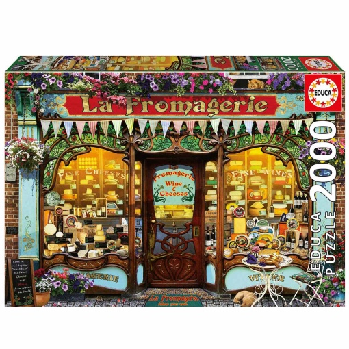 Puzzle EDUCA 2000 peças A Loja de Queijos Finos