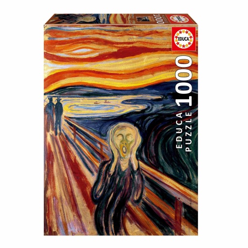 Puzzle EDUCA 1000 peças O Grito, Edvard Munch