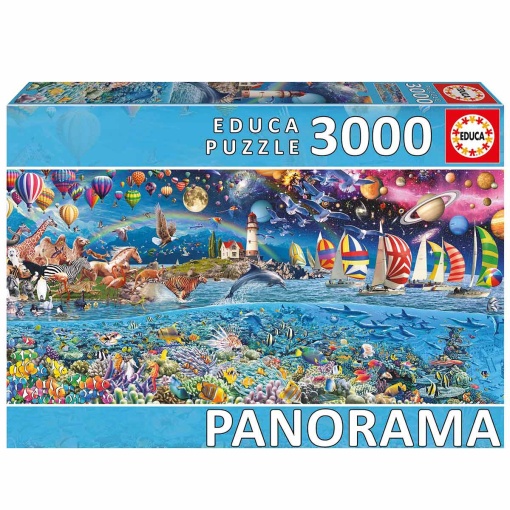 Puzzle EDUCA 3000 peças Panorama Vida