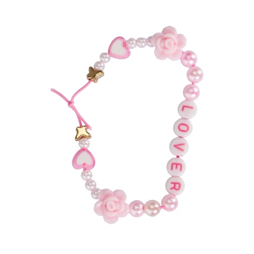 Kit de Pulseiras NICE Crea Perline Abc Flores 500 Peças