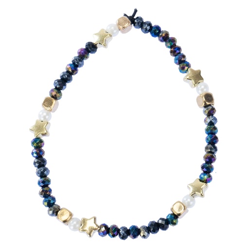 Kit de Pulseiras NICE Crea Perline Abc Gold Mixed 600 Peças