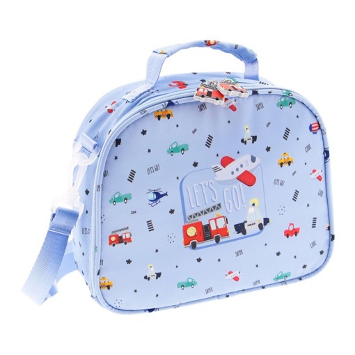 Lancheira Térmica AUREA Kids Tiny Motors 2025 22x21x9cm