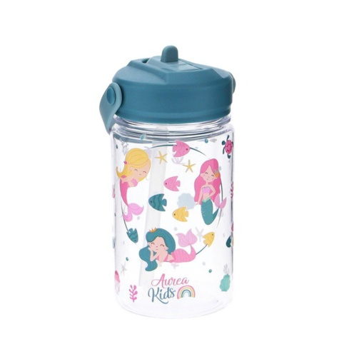 Garrafa em Tritan AUREA Kids Mermaid Dreams 350ml