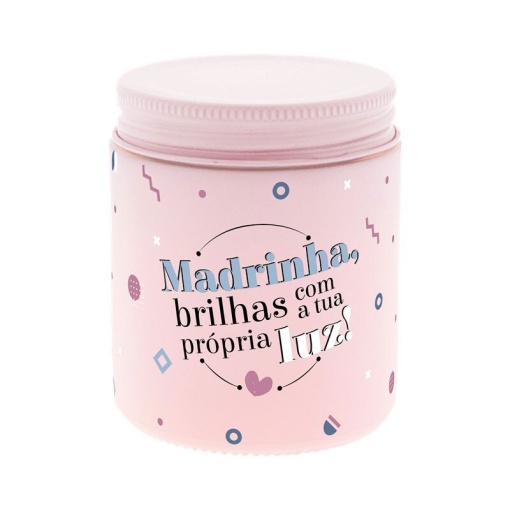 Vela Aromática Lovely Story "Madrinha, Brilhas com a Tua Própria Luz" 160g