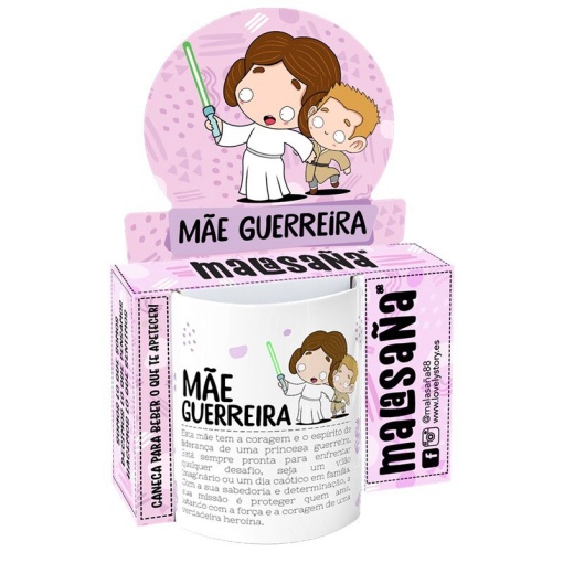 Caneca MALASANA "Mãe Guerreira" 330ml