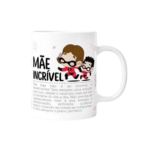 Caneca MALASANA "Mãe Incrível" 330ml