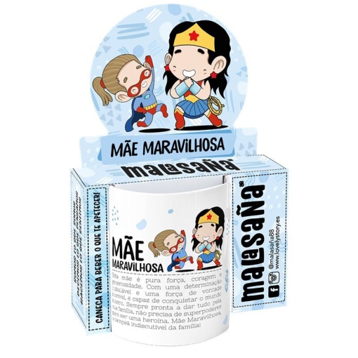 Caneca MALASANA "Mãe Maravilhosa" 330ml