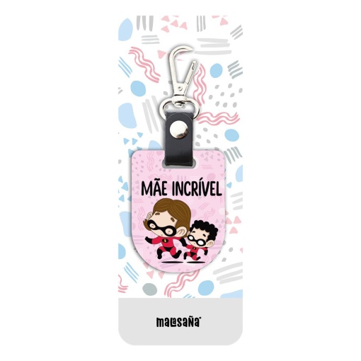 Porta-chaves MALASANA "Mãe Incrível"