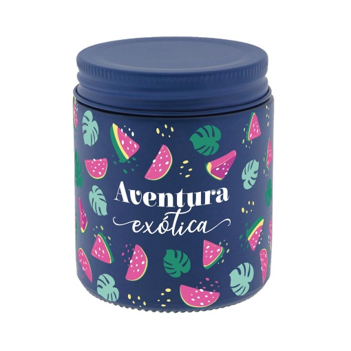 Vela Aromática AROMAME Sweet Fruits "Aventura Exótica" Azul 160g