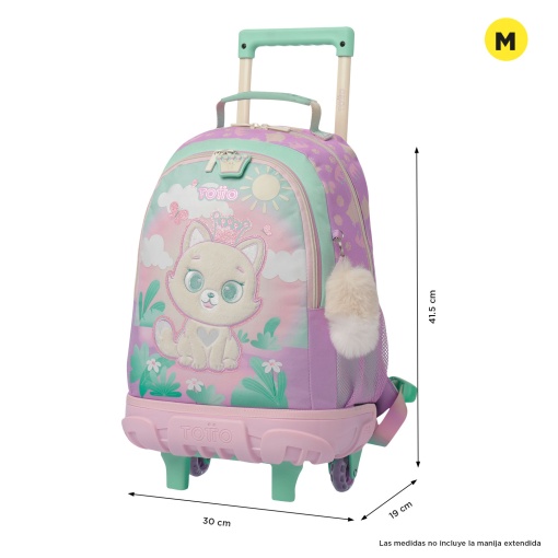 Mochila Trolley TOTTO Queen CAT 41,5x30x19cm