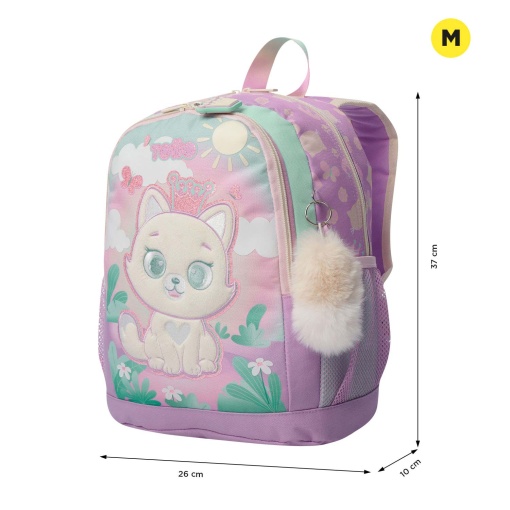 Mochila TOTTO Queen CAT 37x26x10cm