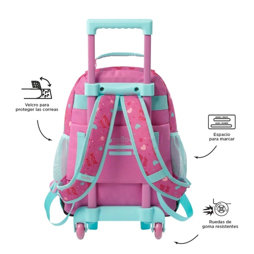 Mochila Trolley TOTTO Doggy LOVE 41,5x29,5x19cm