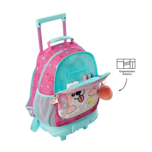 Mochila Trolley TOTTO Doggy LOVE 41,5x29,5x19cm