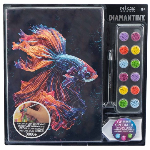 Pintar com Diamantes Peixe Colorido NICE Diamantiny