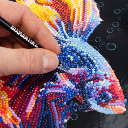 Pintar com Diamantes Peixe Colorido NICE Diamantiny