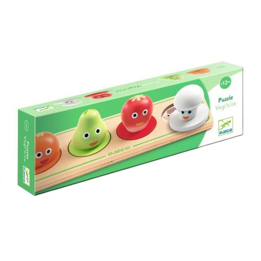 Vegi N Co - Puzzle com Vegetais e Frutas DJECO
